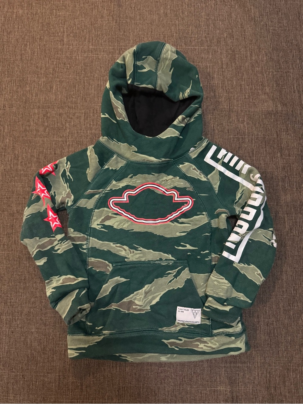 Nike Jordan city of flight kids camo hoodie XS 3-4yrs